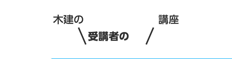 木建のWalk in home講座 受講者の声